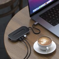 Satechi USB4 Multiport Adapter mit 2.5G Ethernet - Space Gray