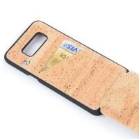 Pelcor Kork Flip Cover für Samsung G955F S8+