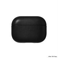 Estuche moderno de piel Nomad para Airpods Pro 2 - Negro