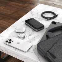 Satechi Duo Wireless Charger Stand Ladestation / Powerbank - Schwarz/Grau