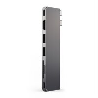 Satechi USB-C Pro Hub Slim Adapter - Space Gray