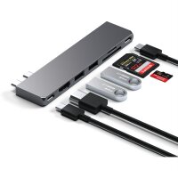 Satechi USB-C Pro Hub Slim Adapter - Space Gray