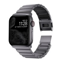 Nomad Strap Aluminium Armband für Watch 42/44/45/49mm - Space Gray
