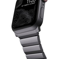 Nomad Strap Aluminium Armband für Watch 42/44/45/49mm - Space Gray