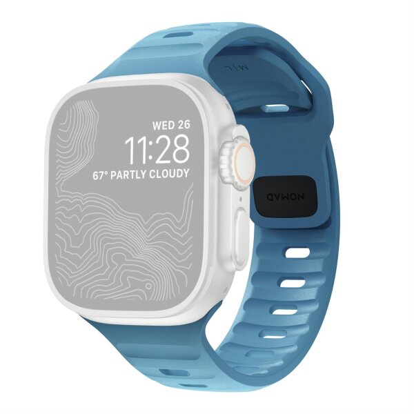 Brazalete Nomad Sport Band para Apple Watch 42/44/45/49mm - Azul eléctrico