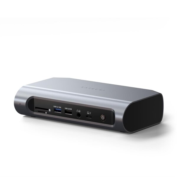 Satechi Thunderbolt 4 Multimedia Pro Dock mit 16 Anschlussmöglichkeiten - Space Grey
