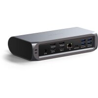 Satechi Thunderbolt 4 Multimedia Pro Dock mit 16 Anschlussmöglichkeiten - Space Grey
