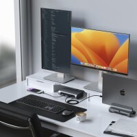Satechi Thunderbolt 4 Multimedia Pro Dock mit 16 Anschlussmöglichkeiten - Space Grey