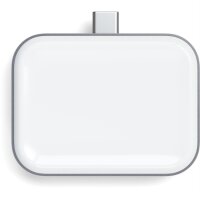 Satechi 2-in-1 USB-C Charging Dock für Apple Watch & AirPods - Silber