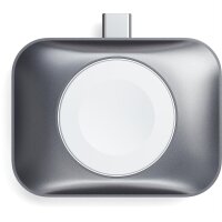 Satechi 2-in-1 USB-C Charging Dock für Apple Watch & AirPods - Silber