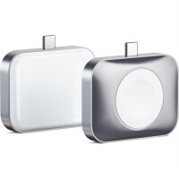 Satechi 2-in-1 USB-C Charging Dock für Apple Watch & AirPods - Silber