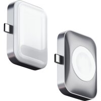 Satechi 2-in-1 USB-C Charging Dock für Apple Watch & AirPods - Silber