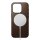 Nomad Modern Leather Case für iPhone 15 Pro - Braun