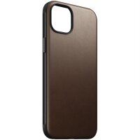 Nomad Modern Leather Case für iPhone 15 Plus - Braun