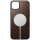 Nomad Modern Leather Case für iPhone 15 Plus - Braun