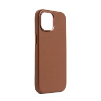Decoded Leather Backcover für iPhone 15 - Tan