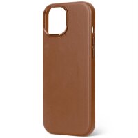 Decoded Leather Backcover für iPhone 15 - Tan