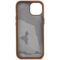 Decoded Leather Backcover für iPhone 15 - Tan