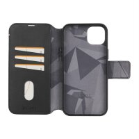 Decoded Leather Detachable Wallet für iPhone 15 - Black