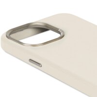 Decoded Leather Backcover Hülle für iPhone 15 Pro - Clay