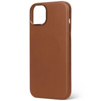 Decoded Leather Backcover für iPhone 15 Plus - Tan