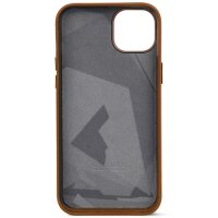 Decoded Leather Backcover für iPhone 15 Plus - Tan