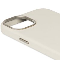 Decoded Leather Backcover für iPhone 15 Plus - Clay