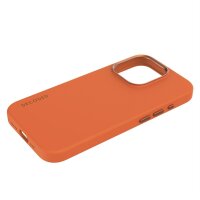 Decoded AntiMicrobial Silicone Backcover für iPhone 15 Pro - Apricot Crush (Orange)