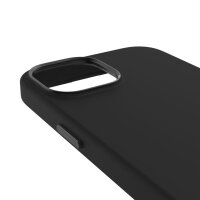 Decoded AntiMicrobial Silicone Backcover für iPhone 15 Plus - Graphene (Grau)