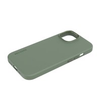 Decoded AntiMicrobial Silicone Backcover für iPhone 15 Plus - Sage Leaf (Grün)
