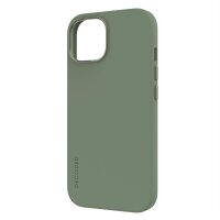 Decoded AntiMicrobial Silicone Backcover für iPhone 15 Plus - Sage Leaf (Grün)