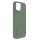 Decoded AntiMicrobial Silicone Backcover für iPhone 15 Plus - Sage Leaf (Grün)