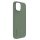 Decoded AntiMicrobial Silicone Backcover für iPhone 15 Plus - Sage Leaf (Grün)