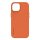 Decoded AntiMicrobial Silicone Backcover für iPhone 15 Plus - Apricot (Orange)
