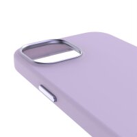 Decoded AntiMicrobial Silicone Backcover für iPhone 15 Plus - Lavender
