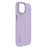 Decoded AntiMicrobial Silicone Backcover für iPhone 15 Plus - Lavender