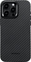 Pitaka MagEZ Case Pro 4 1500D für iPhone 15 Pro - Black/Grey Twill