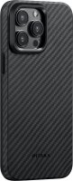 Pitaka MagEZ Case Pro 4 1500D für iPhone 15 Pro - Black/Grey Twill