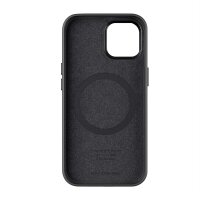 Woodcessories Bio Leather Case MagSafe für iPhone 15 - Black