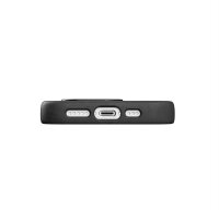 Woodcessories Bio Leather Case MagSafe für iPhone 15 Plus - Black