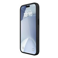 Woodcessories Bio Leather Case MagSafe für iPhone 15 Pro - Schwarz