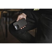 Woodcessories Bio Leather Case MagSafe für iPhone 15 Pro - Schwarz