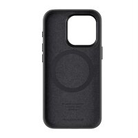 Woodcessories Bio Leather Case MagSafe für iPhone 15 Pro Max - Black