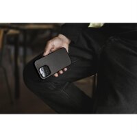 Woodcessories Bio Leather Case MagSafe für iPhone 15 Pro Max - Black