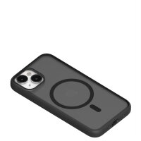 Woodcessories Clear Case MagSafe für iPhone 15 Plus - Black
