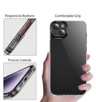 Cyoo Silikon Hülle für iPhone 15 - transparent