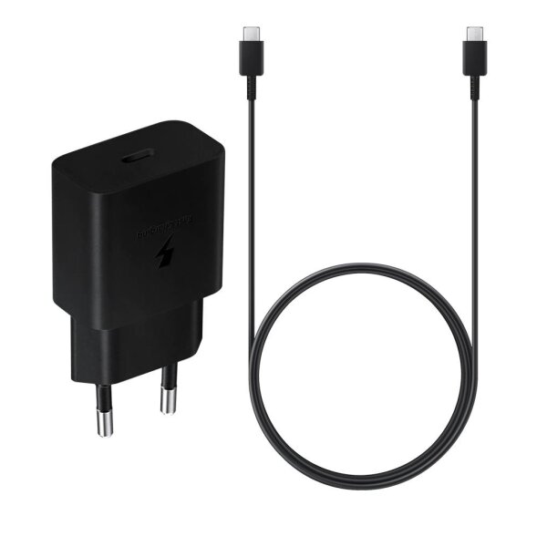Samsung  EP-T1510 Ladegerät 15W inkl. USB-C Kabel - Schwarz