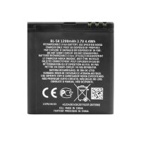 Nokia BL-5K Akku Batterie 1200mAh für C7-00, N85,...