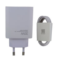 Xiaomi MDY-14-EL Ladegerät USB-A 33W + 3A USB-C Kabel