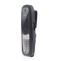 JT Berlin Echtleder Gürteltasche Turnline für Gigaset E630/R630/R650 - schwarz (bulk)